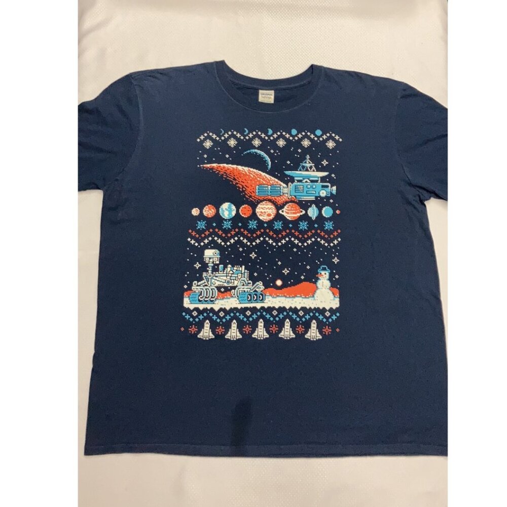 Space Invaders Christmas Tee